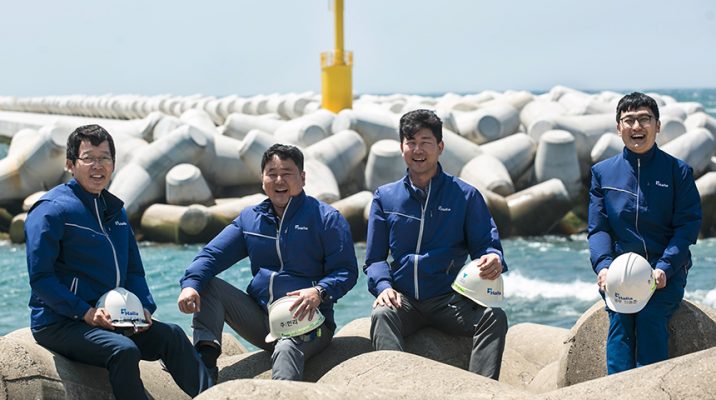 탑동 월파 방지와 제주 신공항 건설의 기초 작업의 일환으로 진행된 이번 공사는 제주도라는 지역적 특성을 지혜롭게 극복해낸 한라의 노하우가 돋보이는 현장이었다.