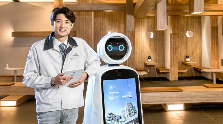 인공지능 로봇과 IOT 시스템, 통합관제 시스템 기술을 융합해 신개념 스마트 빌딩 솔루션을 제공하는 엑사로보틱스. 스마트 빌딩 세계화라는 비전 아래 4차 산업 시대의 최첨단 빌딩 관리로 비용 절감은 물론 비접촉 스마트 빌딩 시대를 열어간다.