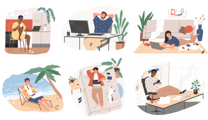 대안으로 조심스럽게 시작된 재택근무. 코로나19의 장기화가 예상되는 시점, 재택근무는 피할 수 없는 선택이 됐다.