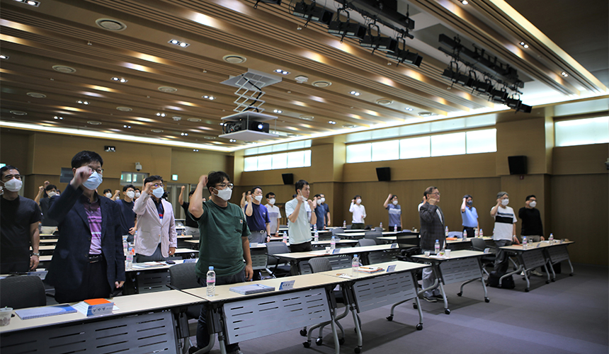 지난 8월 21일 한라는 경기도 용인 한라인재개발원에서 ‘2020 성장Story Workshop’를 개최했다.