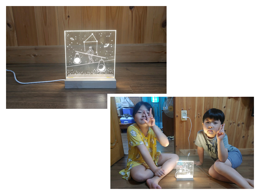 내가 머무는 공간마저 지루해졌다면 수작업의 묘미를 경험할 수 있는 아크릴 무드등 만들기를 추천! 마음을 따뜻하게 비추는 은은한 불빛이 낭만적인 밤을 선물한다.