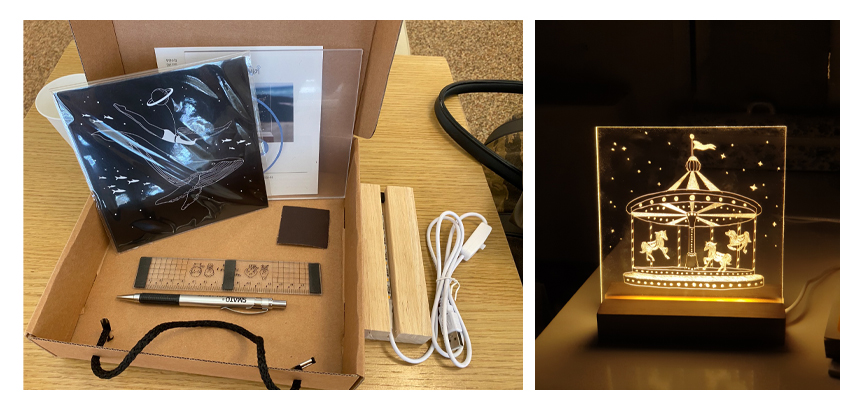 내가 머무는 공간마저 지루해졌다면 수작업의 묘미를 경험할 수 있는 아크릴 무드등 만들기를 추천! 마음을 따뜻하게 비추는 은은한 불빛이 낭만적인 밤을 선물한다.