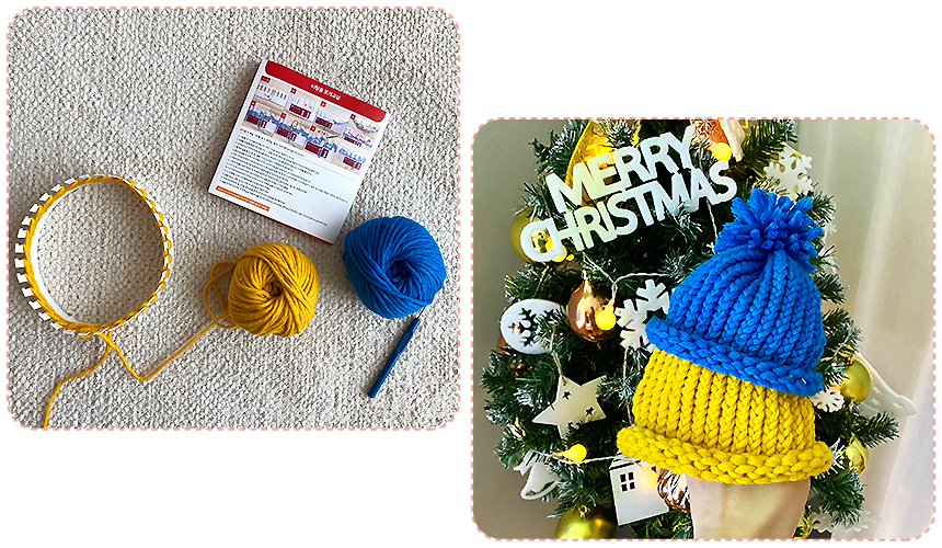 코로나19로 두려움과 답답함이 이어진 2020년이었지만 한해를 마무리하며 한라인들이 의미 있는 캠페인에 동참했다. ‘신생아 살리기 모자뜨기 캠페인’이 바로 그것. 니팅룸을 활용해 쉽고 재미있게 모자를 완성하고 소중한 생명을 돕는 가치 있는 봉사 활동까지!