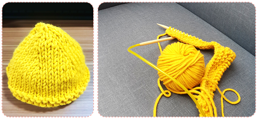 코로나19로 두려움과 답답함이 이어진 2020년이었지만 한해를 마무리하며 한라인들이 의미 있는 캠페인에 동참했다. ‘신생아 살리기 모자뜨기 캠페인’이 바로 그것. 니팅룸을 활용해 쉽고 재미있게 모자를 완성하고 소중한 생명을 돕는 가치 있는 봉사 활동까지!