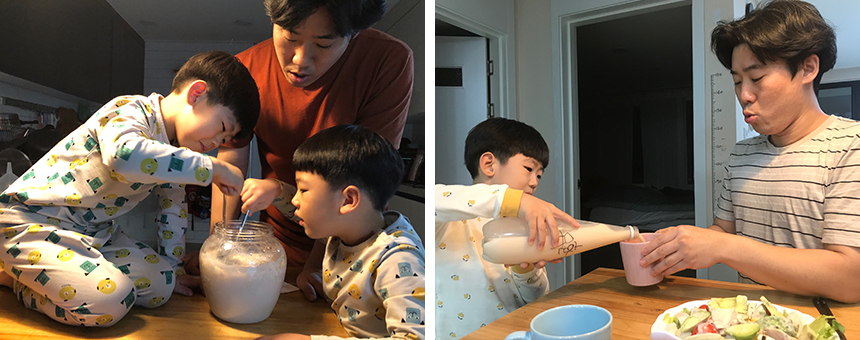 ‘오늘은 내가 막걸리 장인’이 되어 본 한라인들의 체험 후기를 소개한다.