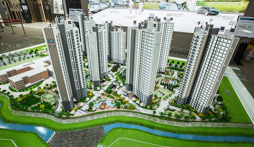 아산의 개발 비전과 천안의 풍부한 인프라를 동시에 누릴 수 있는 최고의 조건으로 부동산 시장의 핫이슈로 떠오른 아산 한라비발디 스마트밸리.